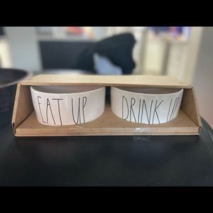 Rae Dunn Pet Bowl Set 6”